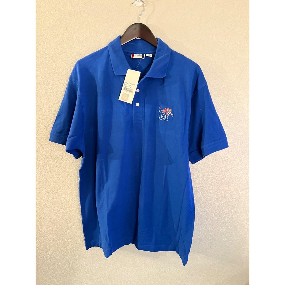 Clique Memphis Tigers Polo Shirt -‎ NWT Size L